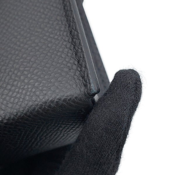 エルメス ショルダーウォレット ナップ トゥーゴー ブラック/シルバー金具/ラッカー金具 エプソン G刻印 財布 黒