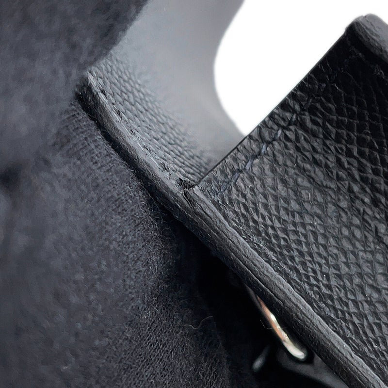 エルメス ショルダーウォレット ナップ トゥーゴー ブラック/シルバー金具/ラッカー金具 エプソン G刻印 財布 黒