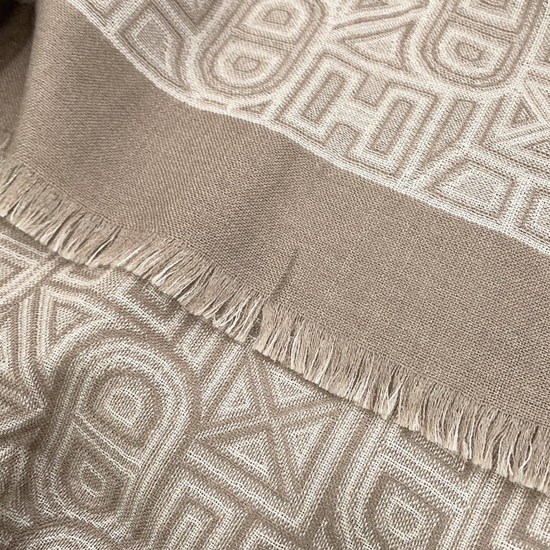 エルメス ストール シェーヌダンクル カシミヤ シルク HERMES