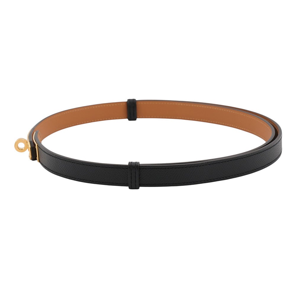 エルメス ケリーベルト ブラック/ゴールド金具 エプソン Z刻印 HERMES