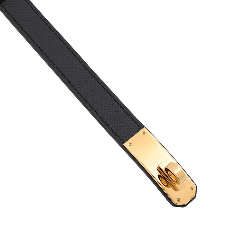 エルメス ケリーベルト ブラック/ゴールド金具 エプソン Z刻印 HERMES 黒