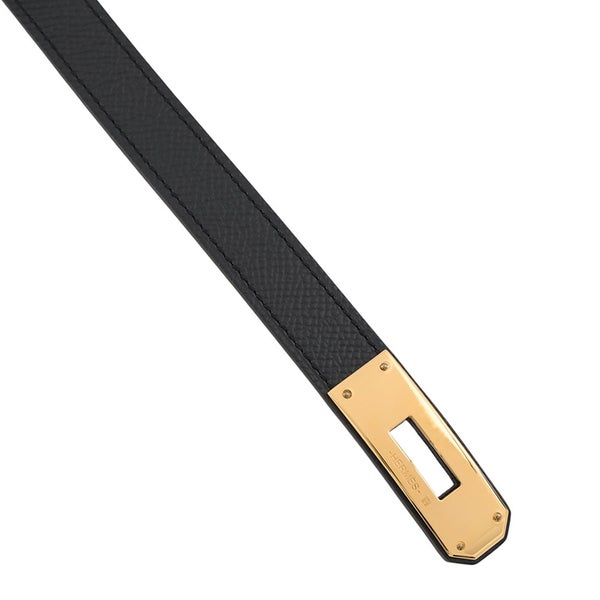 エルメス ケリーベルト ブラック/ゴールド金具 エプソン Z刻印 HERMES 黒