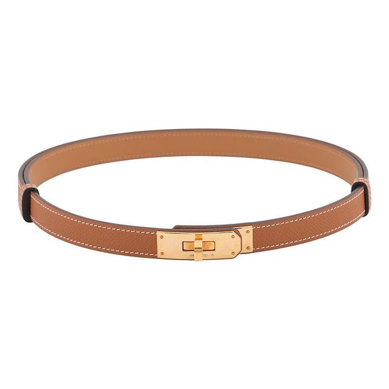 エルメス ケリーベルト ゴールド/ゴールド金具 エプソン Y刻印 HERMES べルト