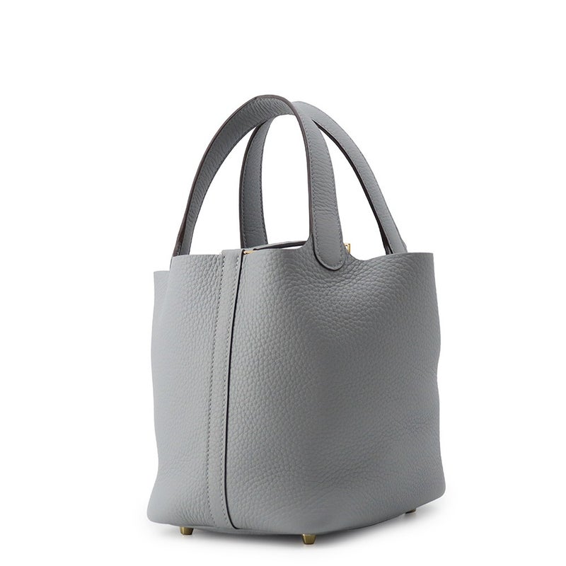 エルメス ハンドバッグ ピコタンロックPM グリパンタン/ゴールド金具 トリヨンクレマンス G刻印 HERMES