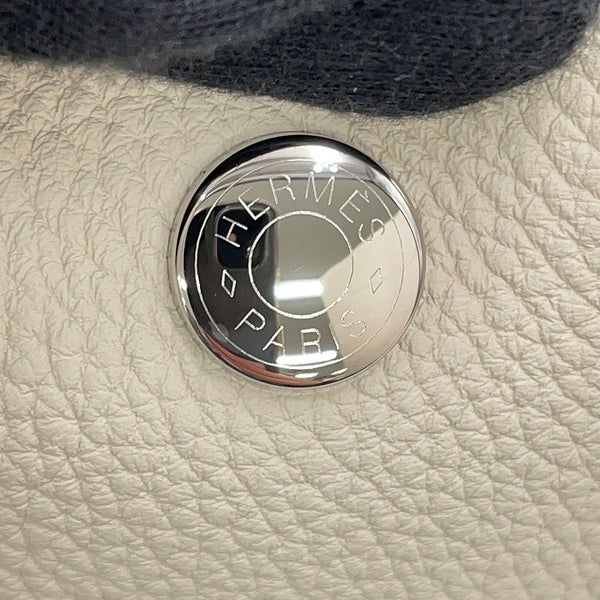 エルメス トートバッグ ネオ・ガーデン 23 ガーデンパーティ クレ/シルバー金具 ネゴンダ K刻印
