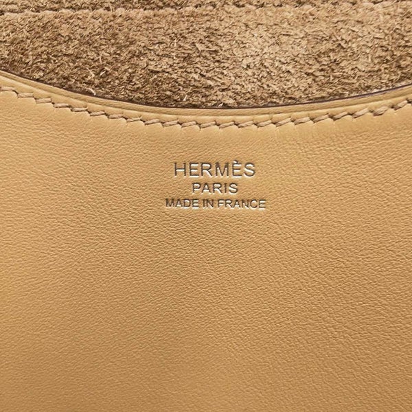 エルメス トートバッグ インザループ 18 ビスキュイ/シルバー金具 トリヨンクレマンス B刻印