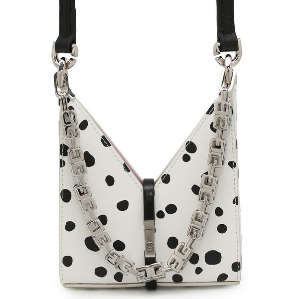 ジバンシー ハンドバッグ カットアウト マイクロ BB60KAB1KG GIVENCHY 白 黒 2way