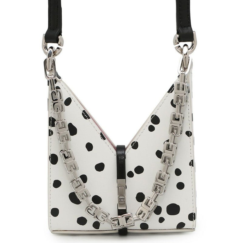 ジバンシー ハンドバッグ カットアウト マイクロ BB60KAB1KG GIVENCHY 白 黒 2way