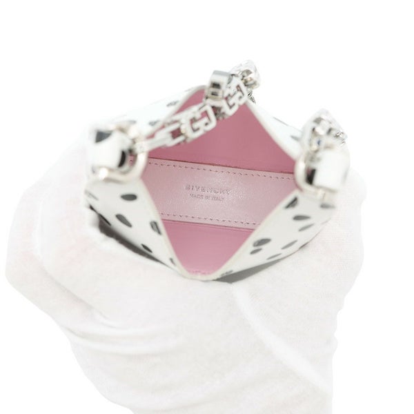 ジバンシー ハンドバッグ カットアウト マイクロ BB60KAB1KG GIVENCHY 白 黒 2way