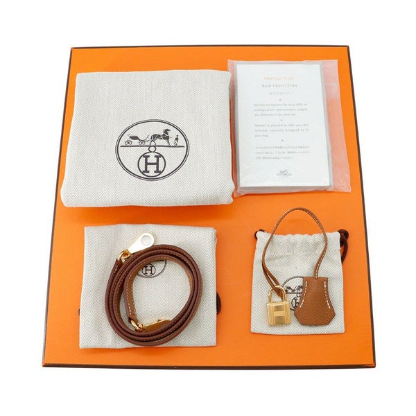 エルメス ハンドバッグ ケリー28 内縫い ゴールド/ゴールド金具 トゴ U刻印 2wayショルダー