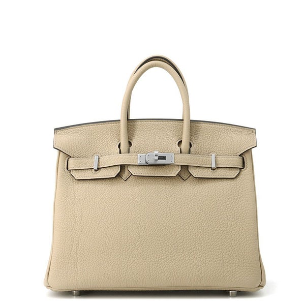 エルメス バーキン25 トレンチ/シルバー金具 トゴ K刻印 HERMES Birkin ハンドバッグ