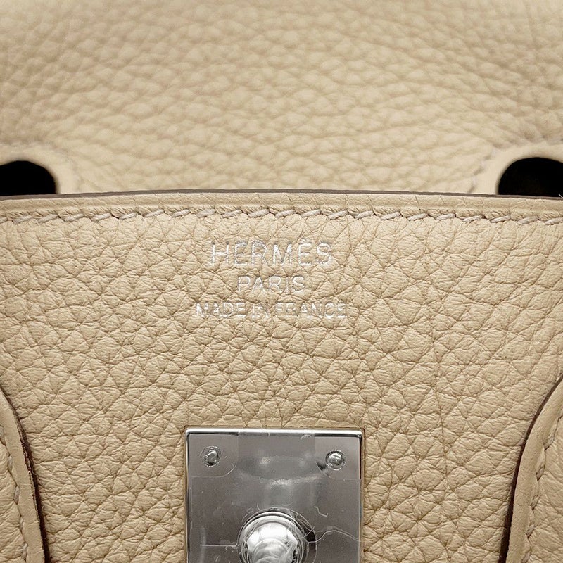 エルメス バーキン25 トレンチ/シルバー金具 トゴ K刻印 HERMES Birkin ハンドバッグ