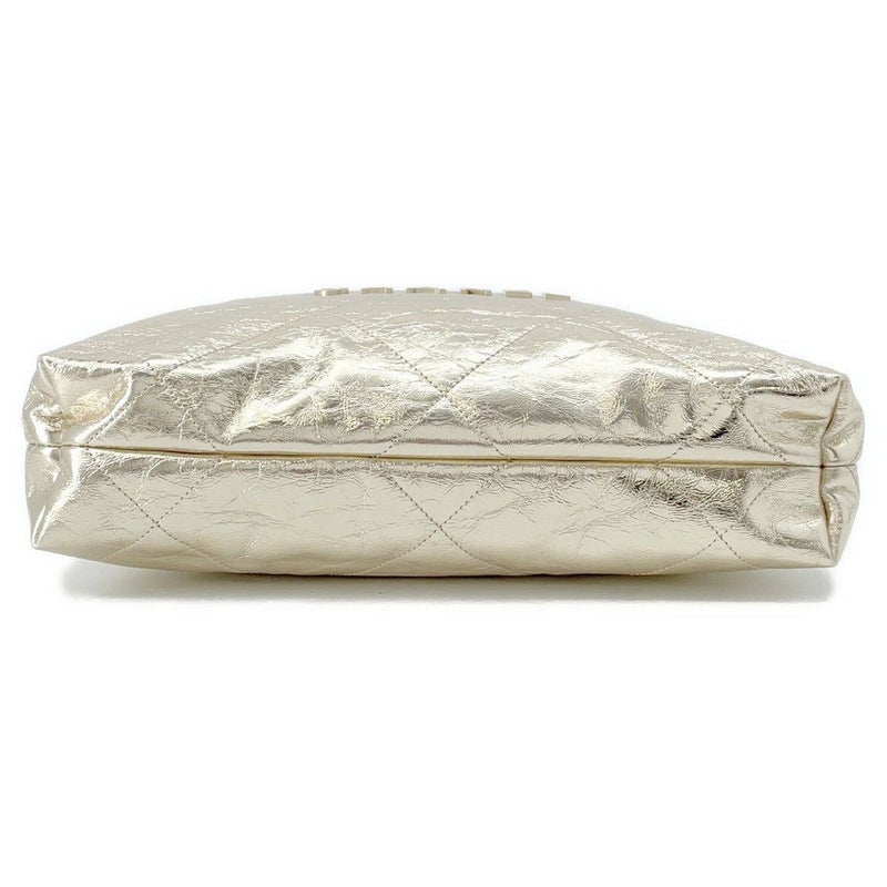 シャネル チェーンショルダーバッグ CHANEL22 スモール シャイニーカーフレザー AS3260 CHANEL ポーチ付き