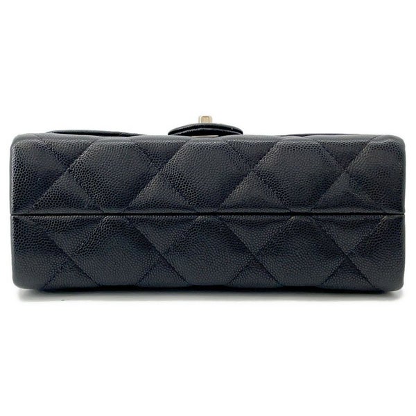 シャネル ハンドバッグ マトラッセ トップハンドル キャビアスキン AP4568 CHANEL 2way 黒