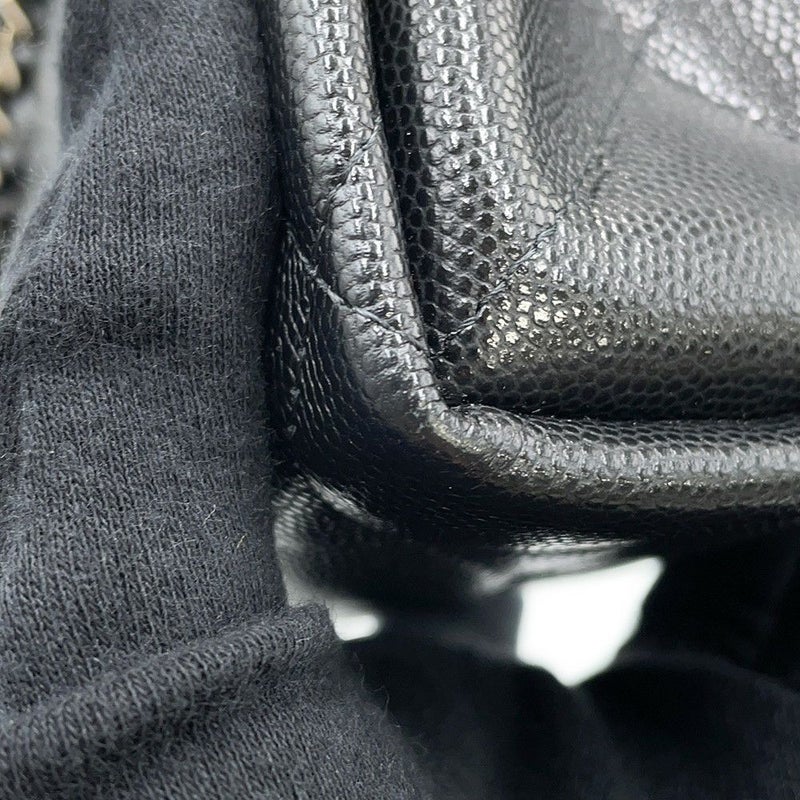 シャネル ハンドバッグ マトラッセ トップハンドル キャビアスキン AP4568 CHANEL 2way 黒