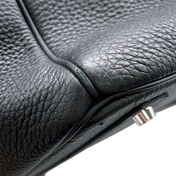 エルメス バーキン40 ブラック/シルバー金具 トゴ D刻印 HERMES Birkin ハンドバッグ 黒
