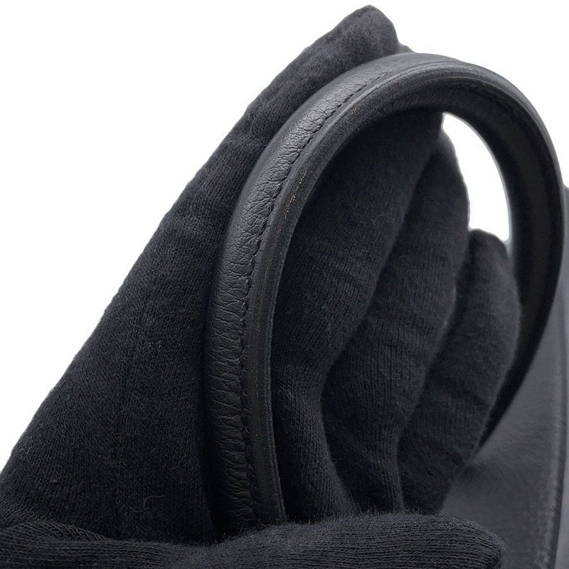 エルメス バーキン40 ブラック/シルバー金具 トゴ D刻印 HERMES Birkin ハンドバッグ 黒