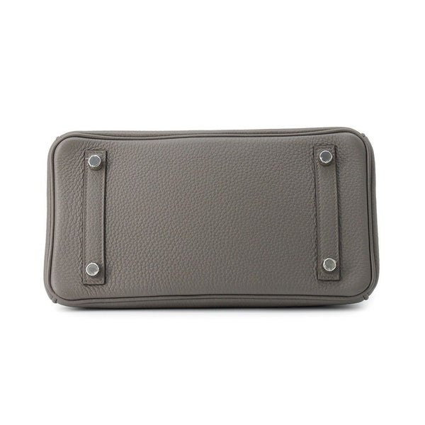 エルメス バーキン25 エタン/シルバー金具 トゴ U刻印 HERMES Birkin ハンドバッグ