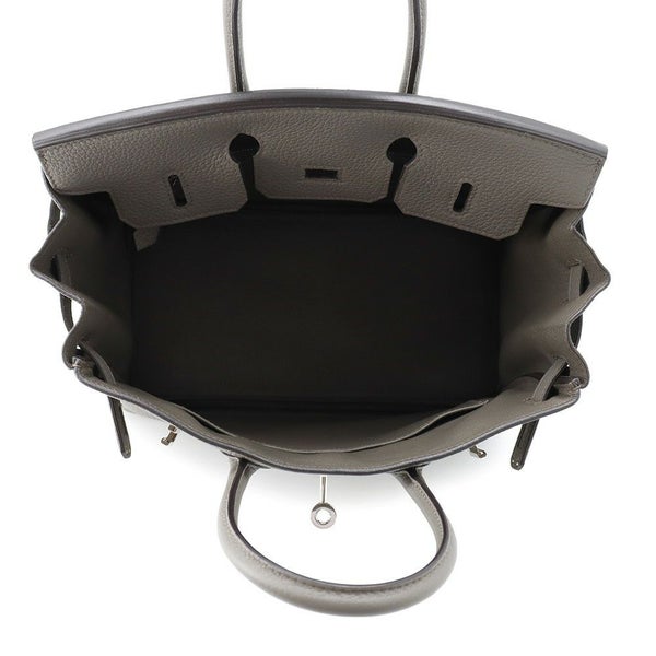 エルメス バーキン25 エタン/シルバー金具 トゴ U刻印 HERMES Birkin ハンドバッグ