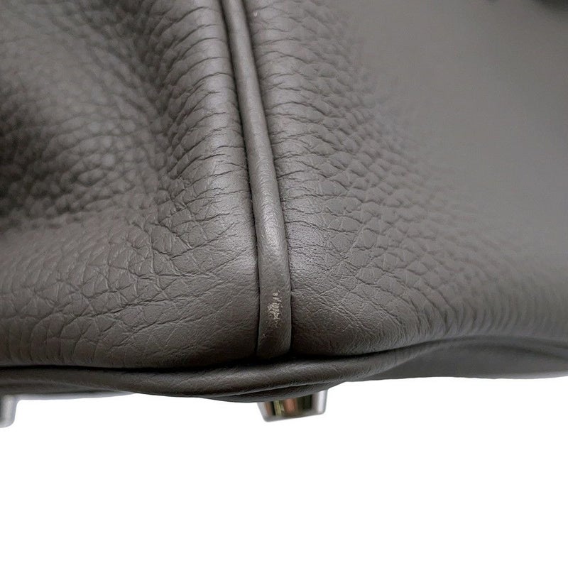 エルメス バーキン25 エタン/シルバー金具 トゴ U刻印 HERMES Birkin ハンドバッグ