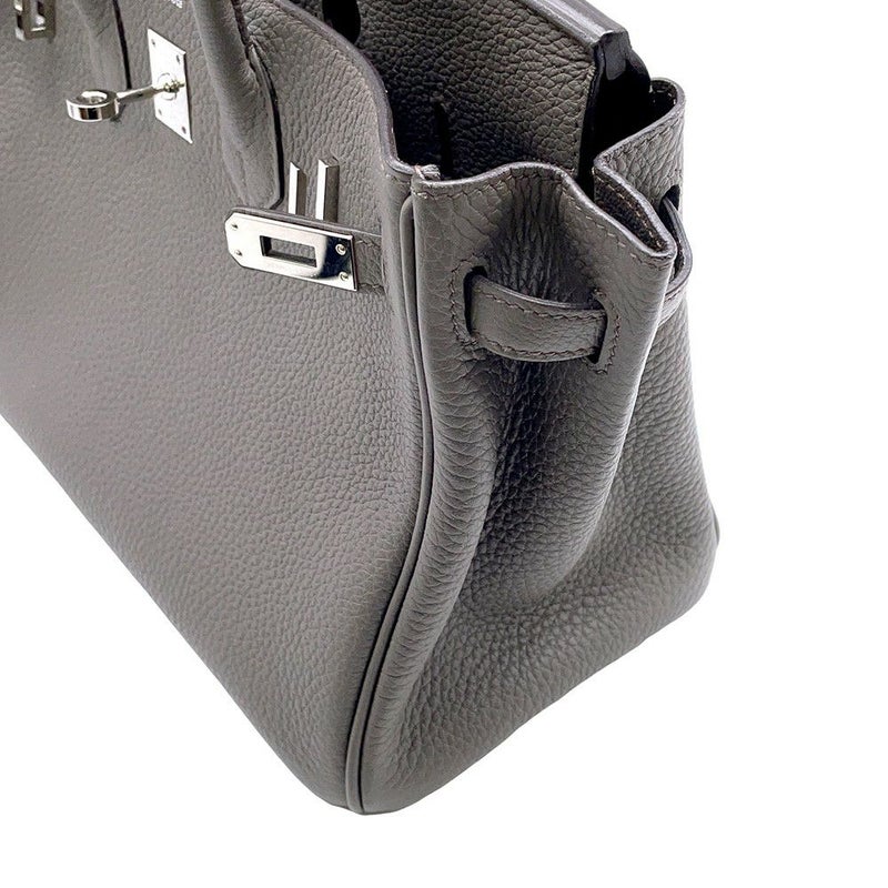 エルメス バーキン25 エタン/シルバー金具 トゴ U刻印 HERMES Birkin ハンドバッグ