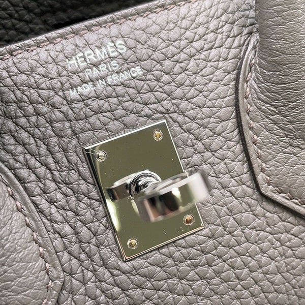 エルメス バーキン25 エタン/シルバー金具 トゴ U刻印 HERMES Birkin ハンドバッグ