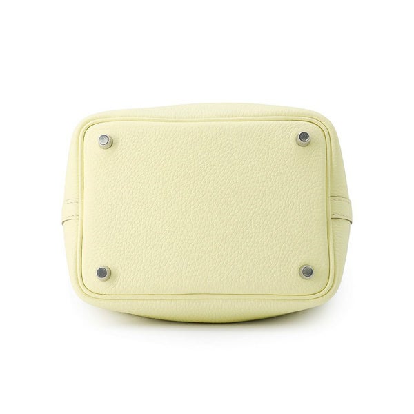 エルメス ハンドバッグ ピコタンロックPM ジョーヌミルトン/シルバー金具 トリヨンクレマンス W刻印