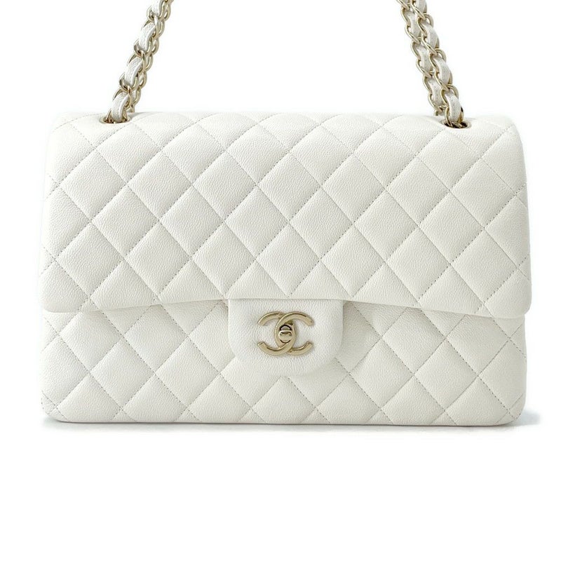 シャネル チェーンショルダーバッグ ココマーク マトラッセ30 キャビアスキン A58600 CHANEL