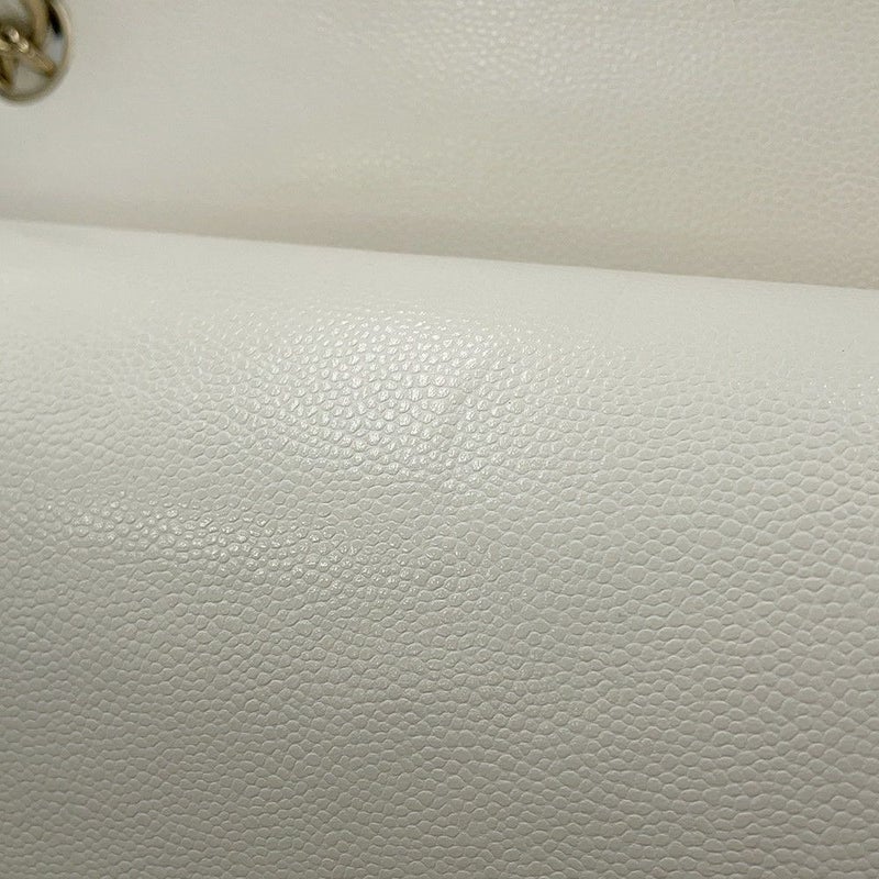 シャネル チェーンショルダーバッグ ココマーク マトラッセ30 キャビアスキン A58600 CHANEL