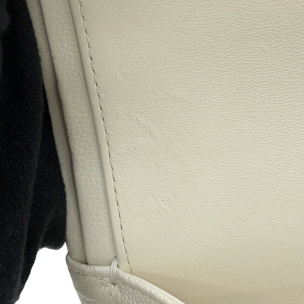 シャネル チェーンショルダーバッグ ココマーク マトラッセ30 キャビアスキン A58600 CHANEL