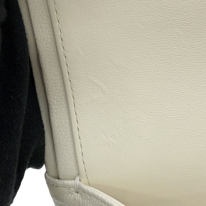 シャネル チェーンショルダーバッグ ココマーク マトラッセ30 キャビアスキン A58600 CHANEL