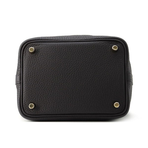 エルメス ハンドバッグ ピコタンロックPM プルノワール/ゴールド金具 トリヨンクレマンス W刻印