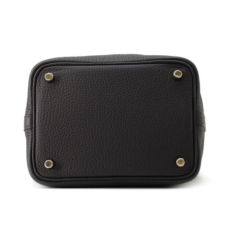 エルメス ハンドバッグ ピコタンロックPM プルノワール/ゴールド金具 トリヨンクレマンス W刻印