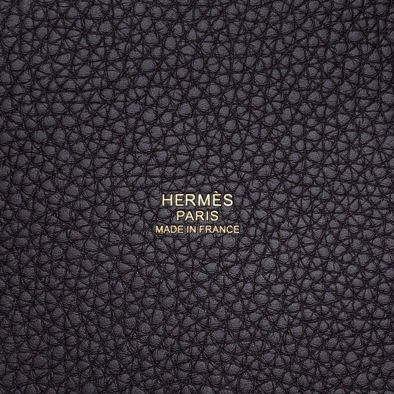 エルメス ハンドバッグ ピコタンロックPM プルノワール/ゴールド金具 トリヨンクレマンス W刻印