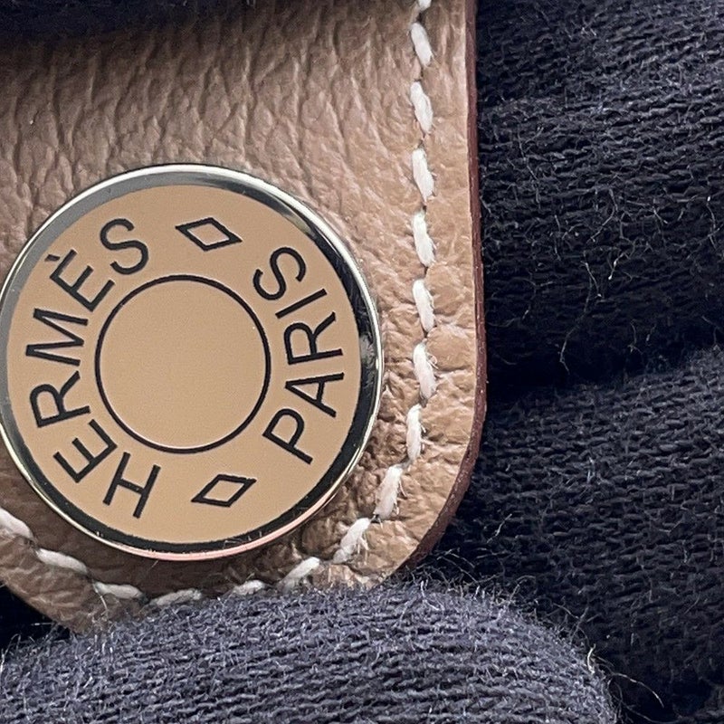 エルメス カードケース RMS RMS エトゥープ/シルバー金具 エバーカラー K刻印 HERMES 名刺入れ