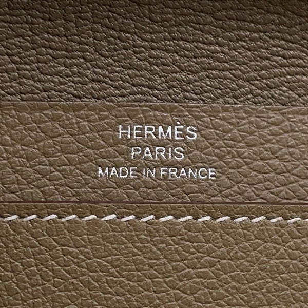 エルメス カードケース RMS RMS エトゥープ/シルバー金具 エバーカラー K刻印 HERMES 名刺入れ
