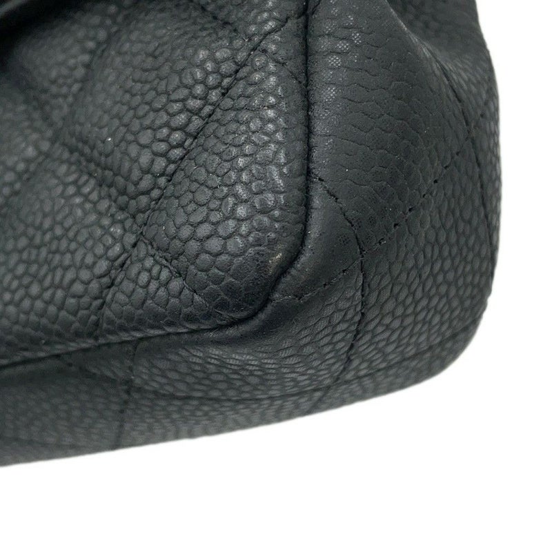 シャネル チェーンショルダーバッグ ココマーク エクストラ ミニマトラッセ マットキャビアスキンA65050 CHANEL 黒