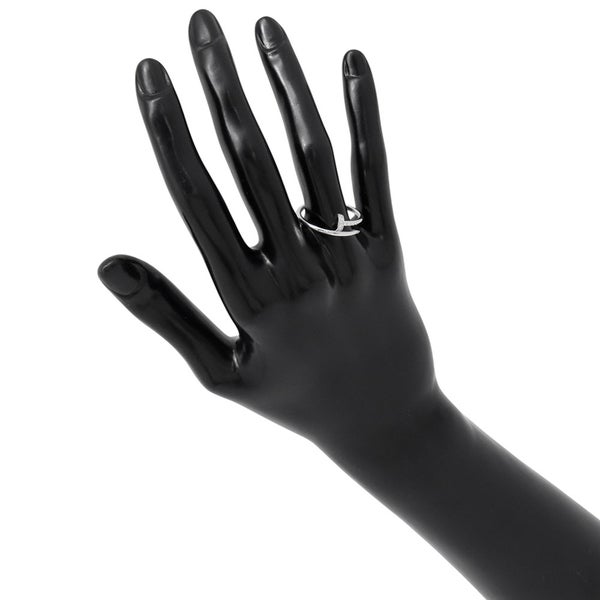 カルティエ リング ジュスト アン クル SM スモールモデル ダイヤモンド 計0.08ct K18WG サイズ57 B4245000 Cartier 指輪