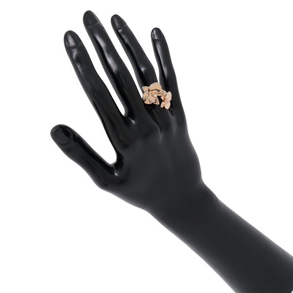 カルティエ リング カレス ドルキデ パル ダイヤモンド 2P K18PGピンクゴールド リングサイズ49 Cartier 指輪