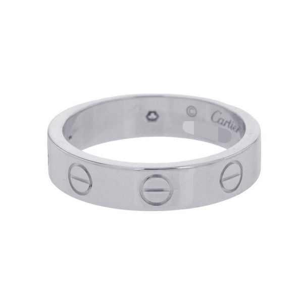 カルティエ リング LOVE リング SM スモール ダイヤ 1P 0.02ct K18WG サイズ49 B4050500 Cartier 指輪 ラブリング