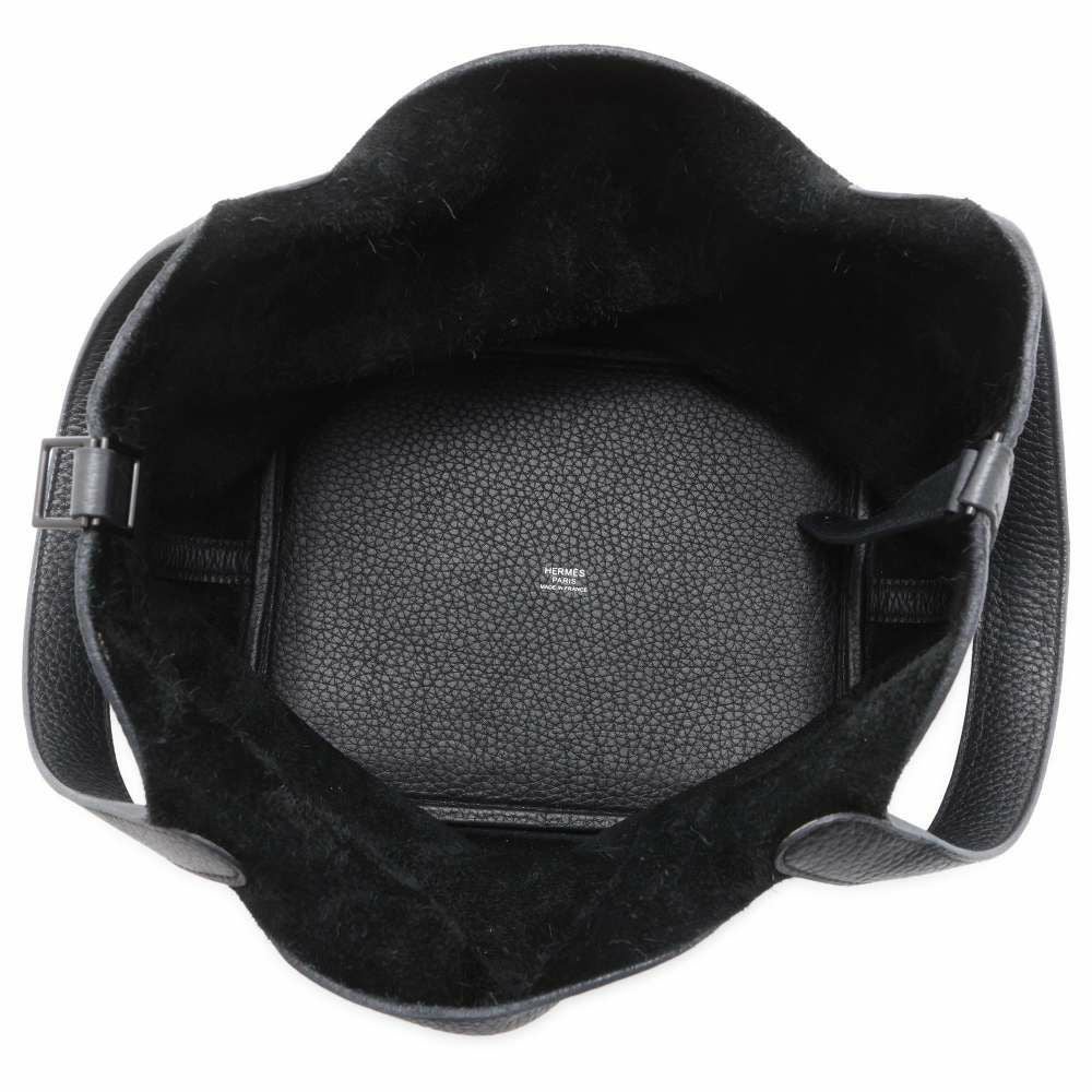 エルメス ハンドバッグ ピコタンロックMM ソーブラック/ブラック金具