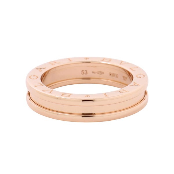 ブルガリ リング ビーゼロワン B-zero1 1バンド K18PGピンクゴールド サイズ53 335994 BVLGARI 指輪 ジュエリー