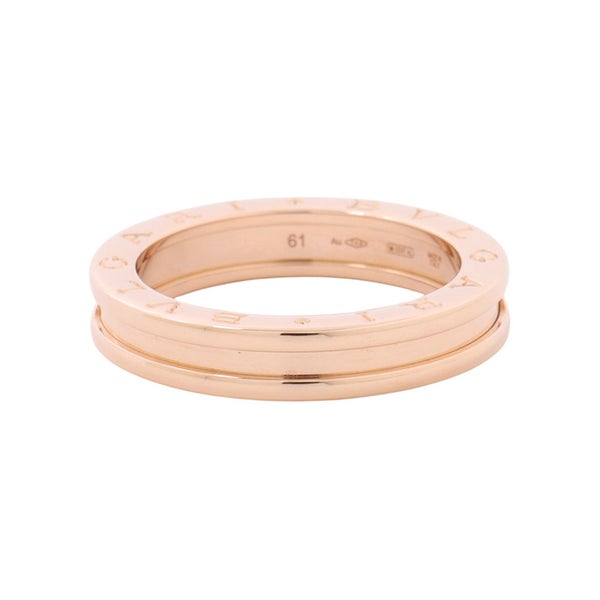 ブルガリ リング ビーゼロワン B-zero1 1バンド K18PGピンクゴールド サイズ61 336002 BVLGARI 指輪 ジュエリー