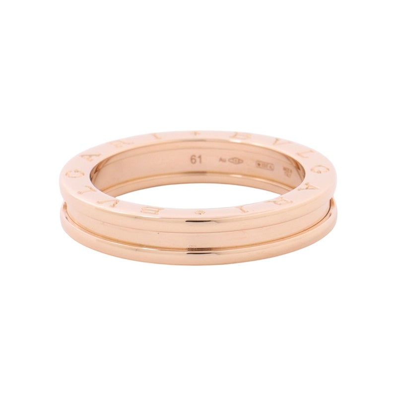 ブルガリ リング ビーゼロワン B-zero1 1バンド K18PGピンクゴールド サイズ61 336002 BVLGARI 指輪 ジュエリー