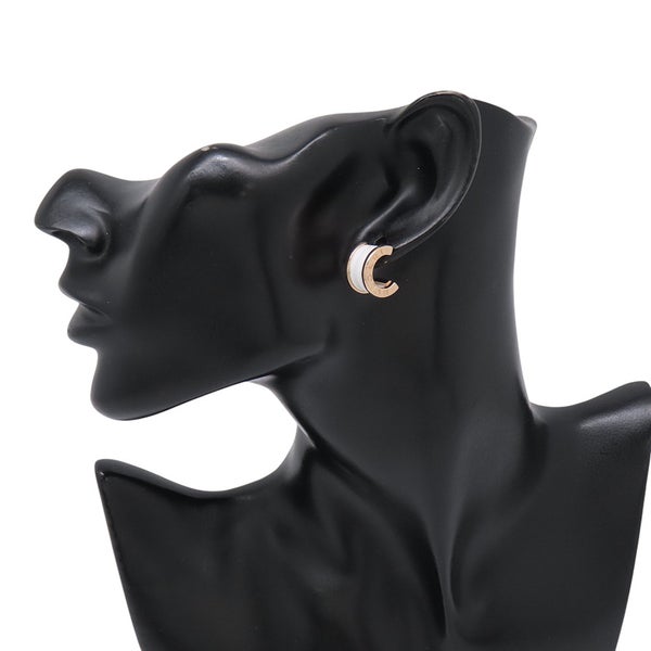 ブルガリ ピアス ビーゼロワン B-zero1 ピアス K18PGピンクゴールド/ホワイトセラミック 346464 BVLGARI