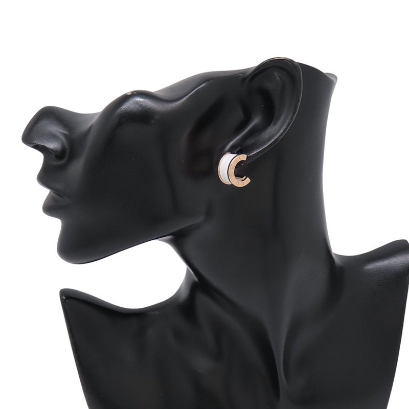 ブルガリ ピアス ビーゼロワン B-zero1 ピアス K18PGピンクゴールド/ホワイトセラミック 346464 BVLGARI