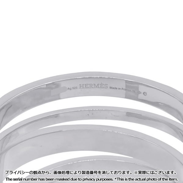 エルメス バングル クルー・ドゥ・H SV925シルバー サイズ16 HERMES ジュエリー