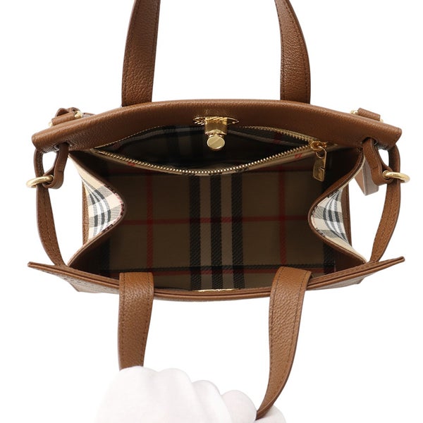 バーバリー ハンドバッグ コッツウォルズ ミニ レザー 81290931 BURBERRY  ２wayショルダー