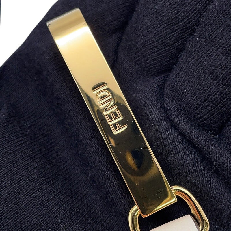 フェンディ ショルダーストラップ ズッカ FFロゴ ストラップ ユー キャンバス FENDI ストラップ 白 黒