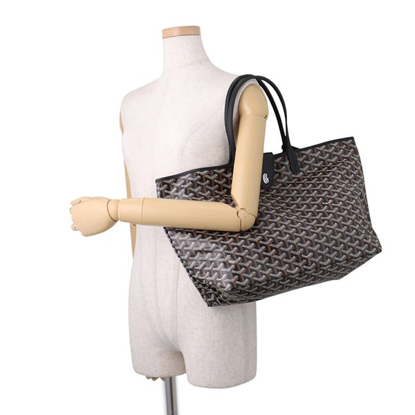 ゴヤール トートバッグ サンルイPM クリップ付 PVC/レザー STLCROPMLTY01CL01P GOYARD ポーチ付き